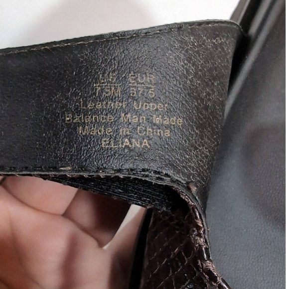 Sam Edelman Women's Brown Leather Eliana Lug Sole Slide Sandals 7.5 Brown - Picture 14 of 14